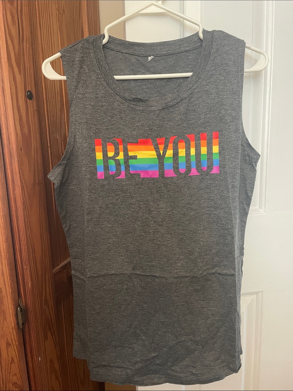 PRIDE 🌈 'BE YOU' Rainbow Tank Top [FREE GIFT INCLUDED!]
